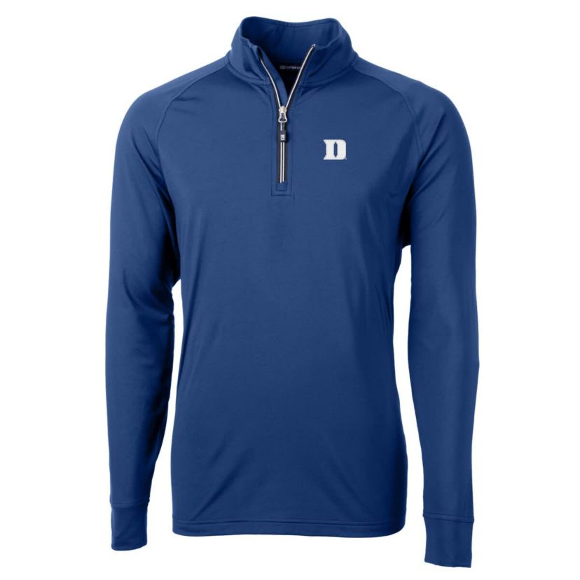 Duke Blue Devils NCAA Duke Devils Adapt Eco Knit Stretch Recycled Raglan DryTec Quarter-Zip Top