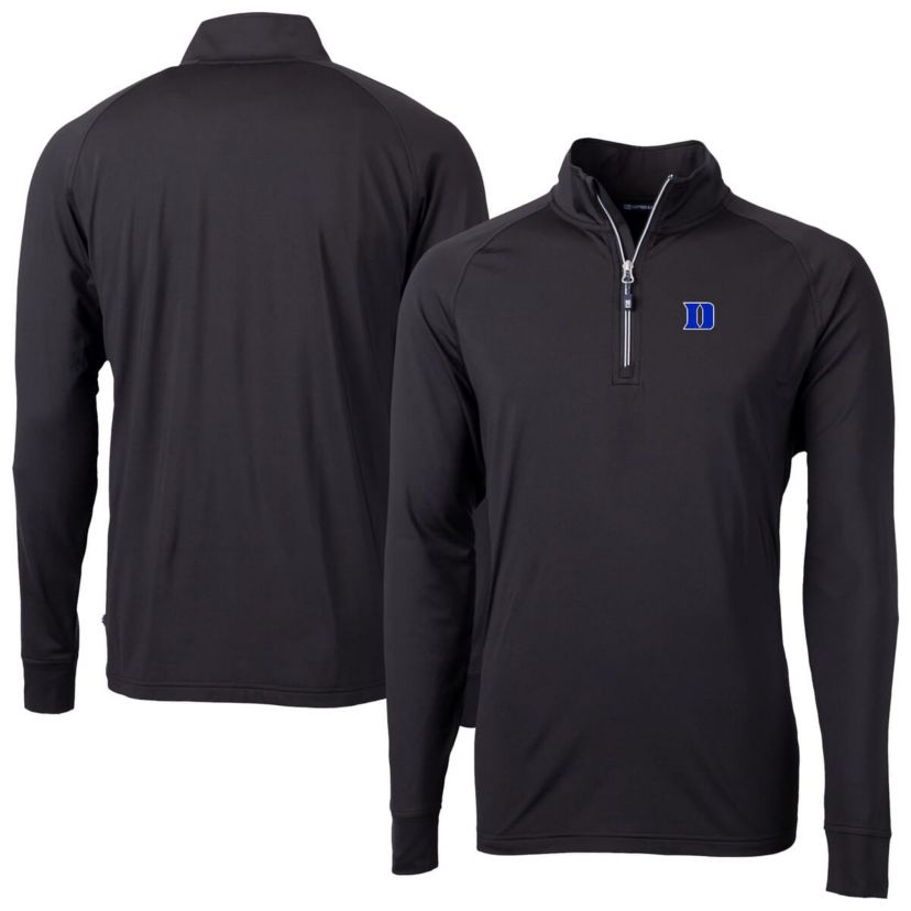 Duke Blue Devils NCAA Duke Devils Adapt Eco Knit Stretch Recycled Raglan DryTec Quarter-Zip Top
