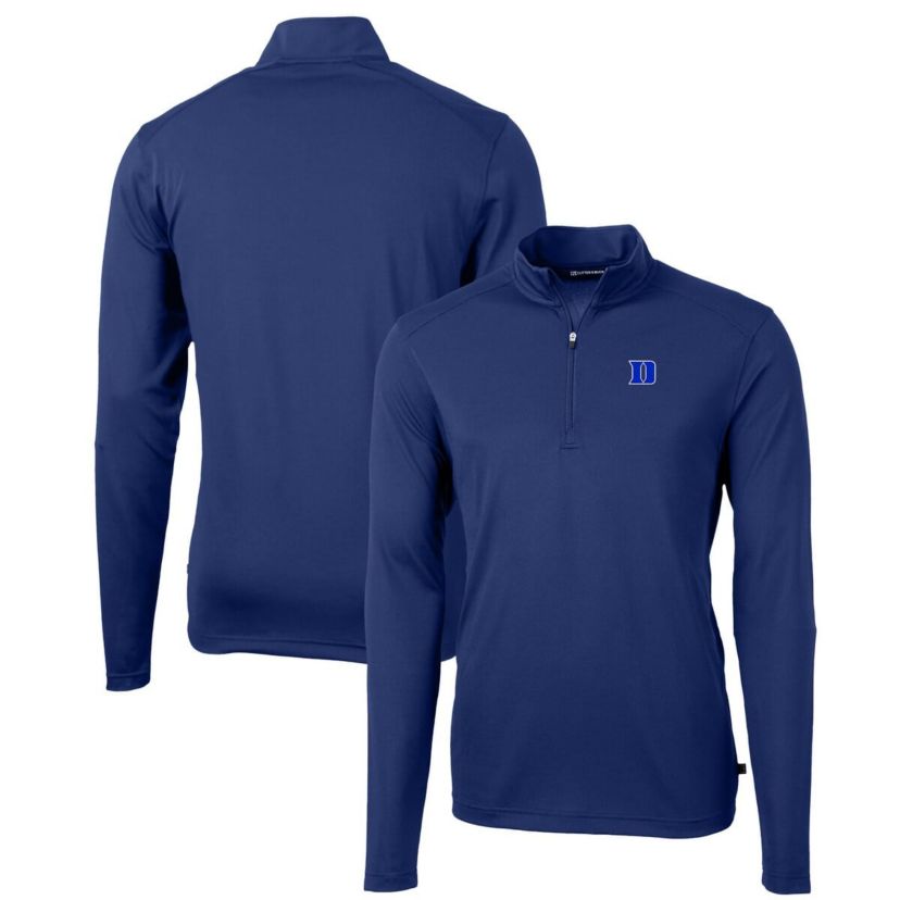 Duke Blue Devils NCAA Duke Devils Virtue Eco Pique Recycled DryTec Quarter-Zip Top