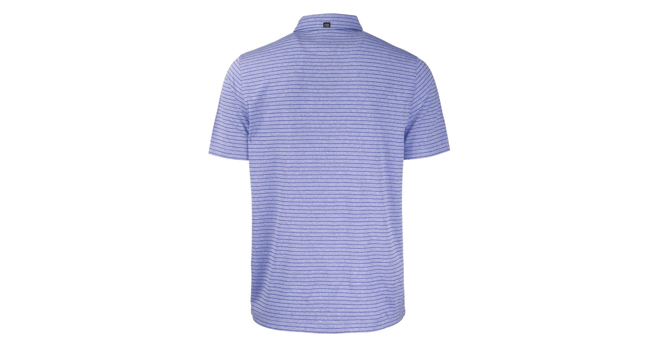Duke Blue Devils NCAA Duke Devils Forge Eco Stripe Stretch Recycled Polo
