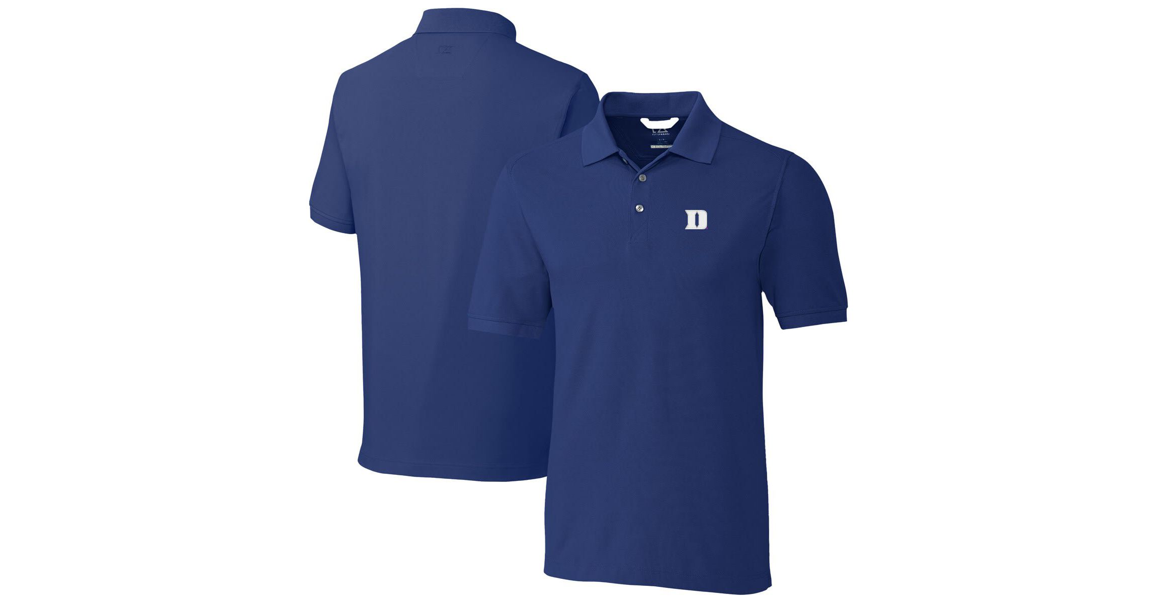 Duke Blue Devils NCAA Duke Devils Advantage Eco Pique Tri-Blend Polo
