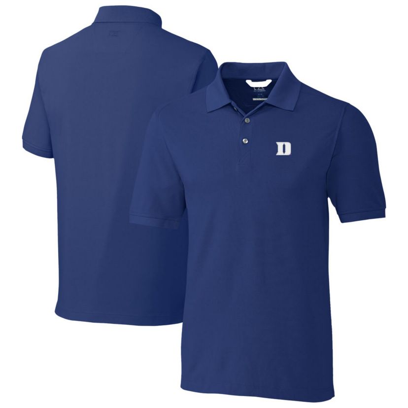 Duke Blue Devils NCAA Duke Devils Advantage Eco Pique Tri-Blend Polo