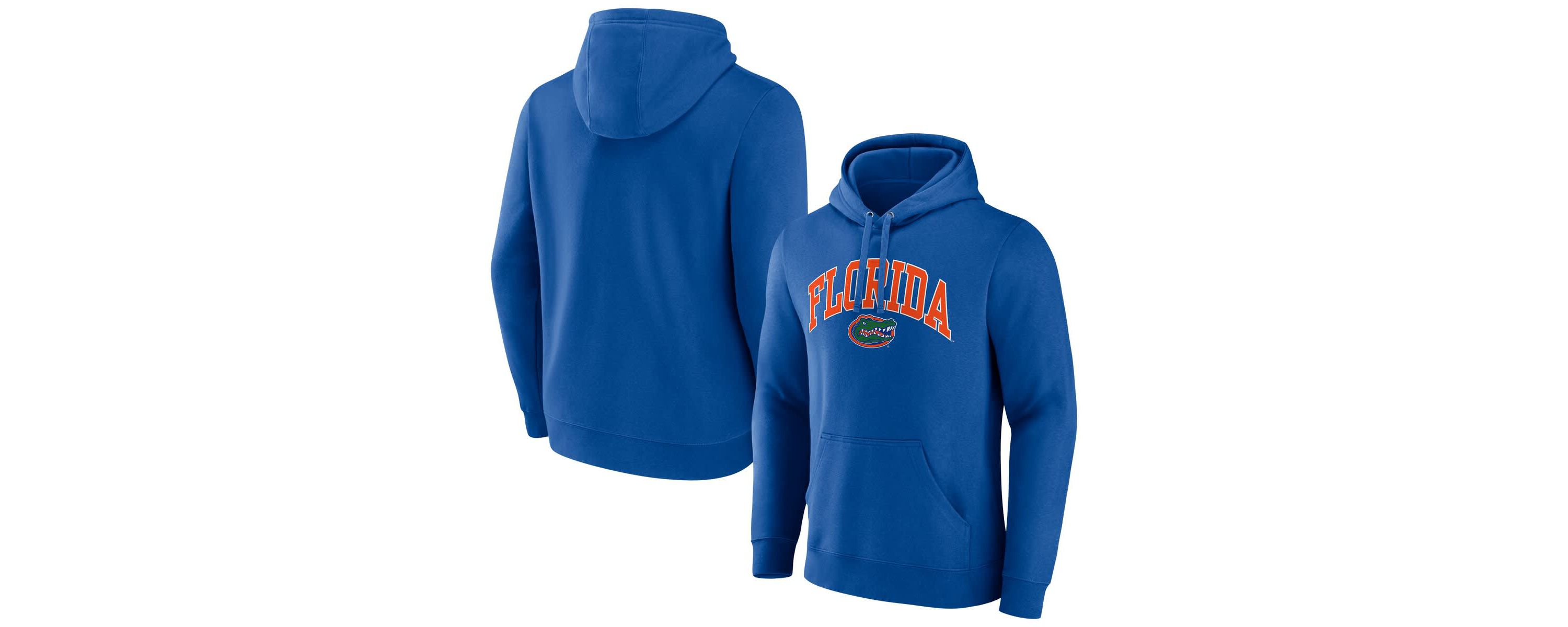 NCAA Fanatics Florida Gators Classic Arched Applique Fleece Pullover Hoodie
