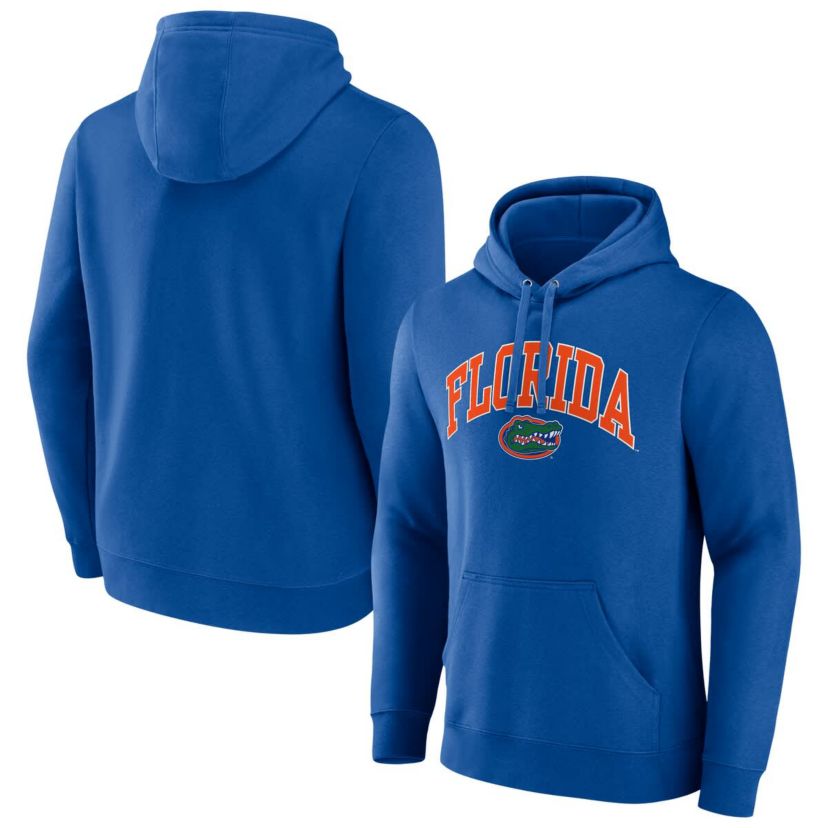 NCAA Fanatics Florida Gators Classic Arched Applique Fleece Pullover Hoodie