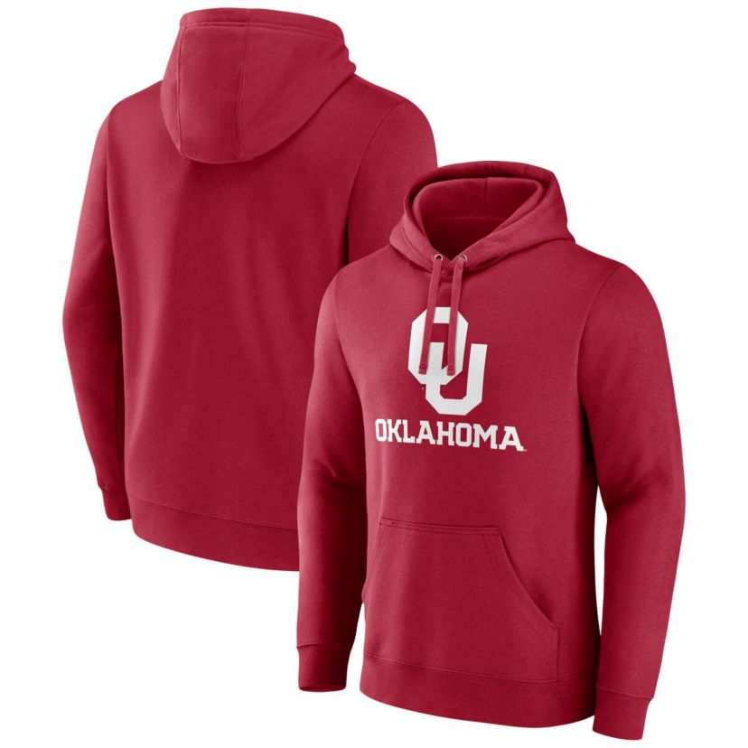 NCAA Fanatics Oklahoma Sooners Team Lockup Pullover Hoodie