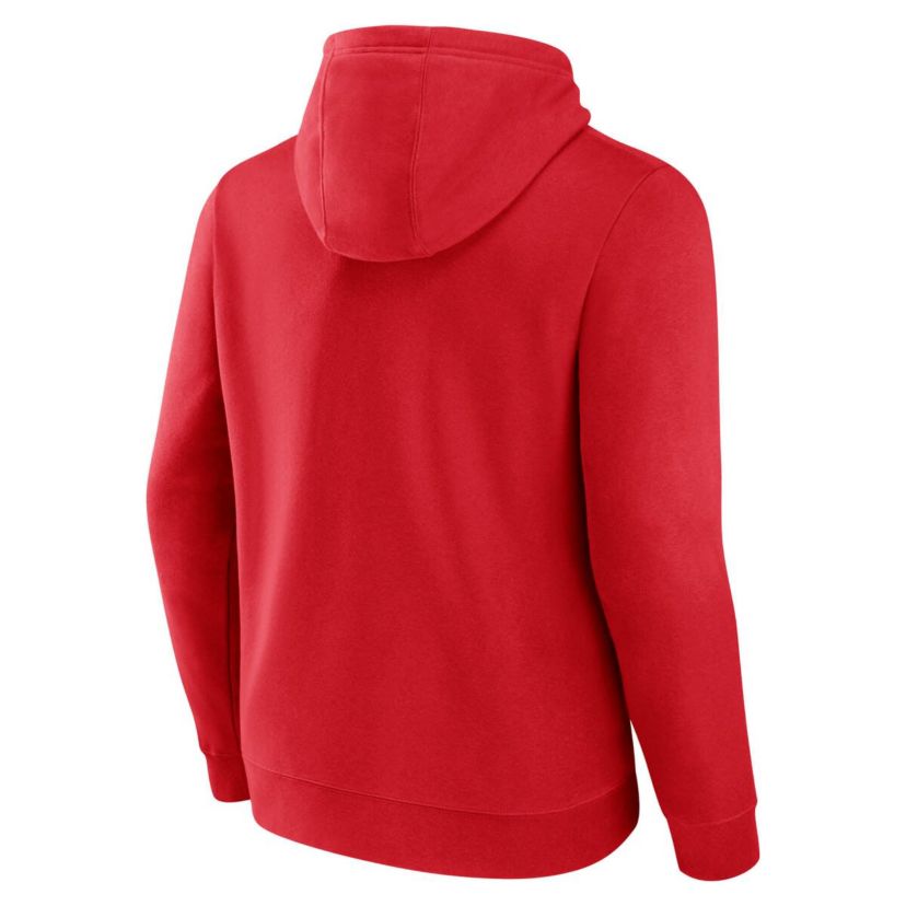 NCAA Fanatics Wisconsin Badgers Team Lockup Pullover Hoodie
