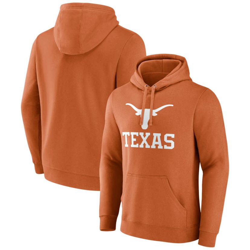 NCAA Fanatics Texas Texas Longhorns Team Lockup Pullover Hoodie