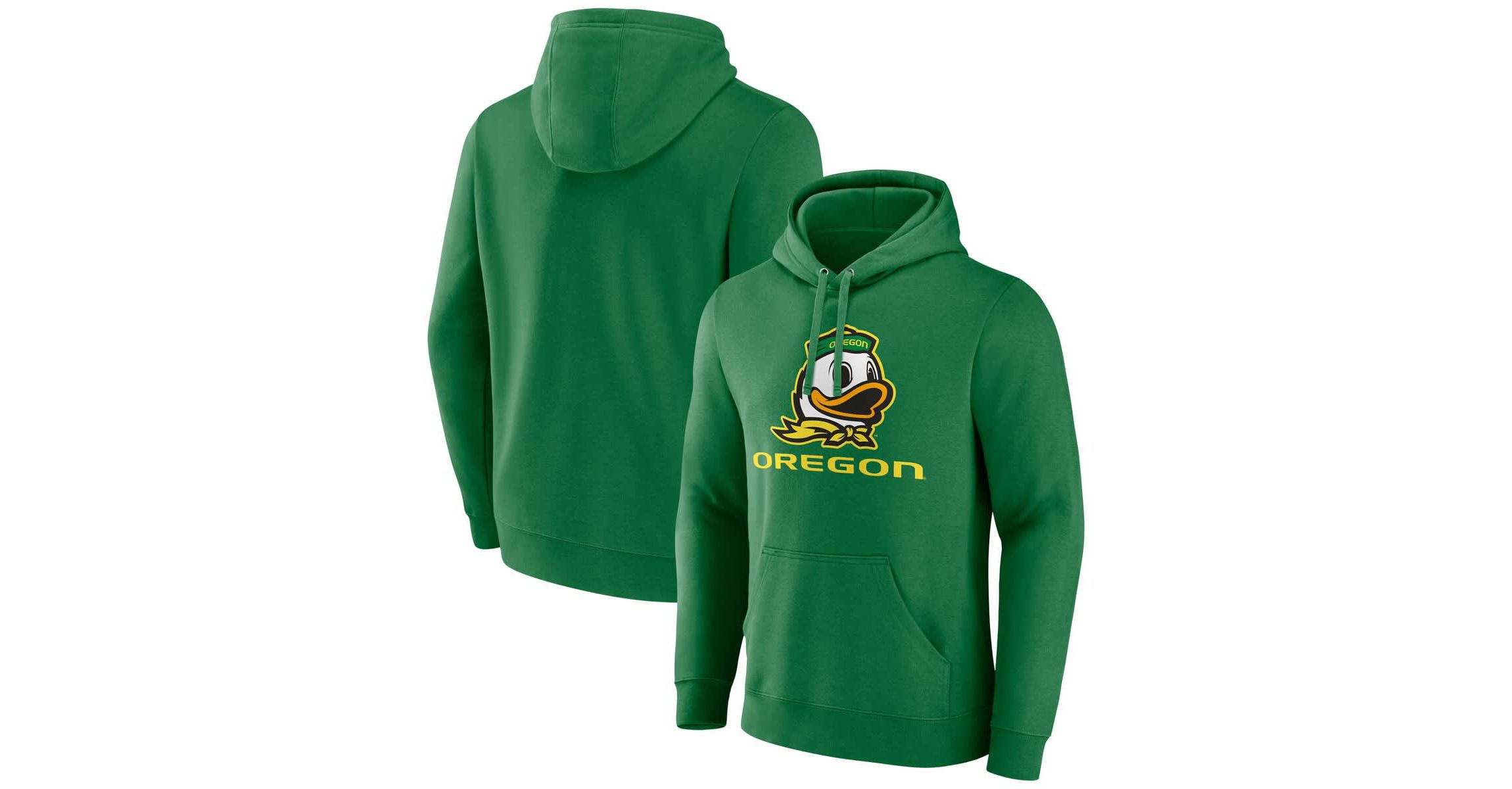 NCAA Fanatics Oregon Ducks Team Lockup Pullover Hoodie