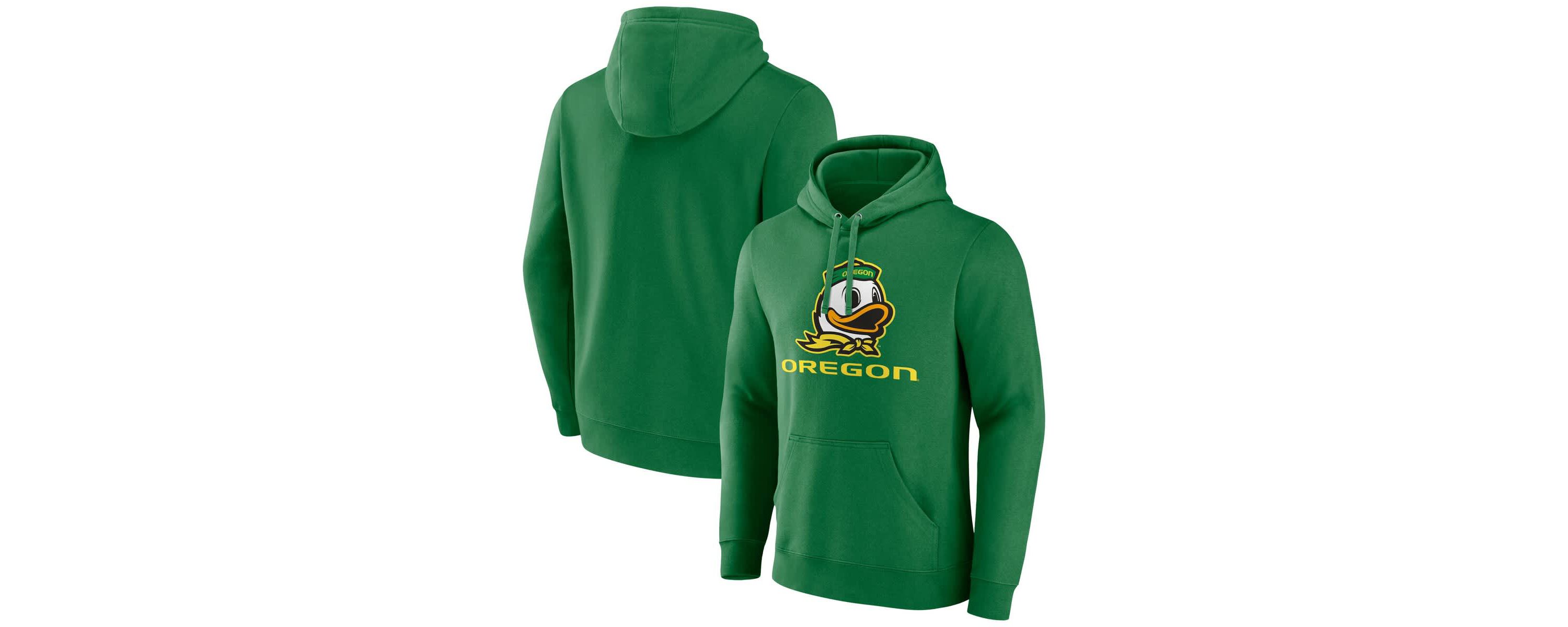 NCAA Fanatics Oregon Ducks Team Lockup Pullover Hoodie