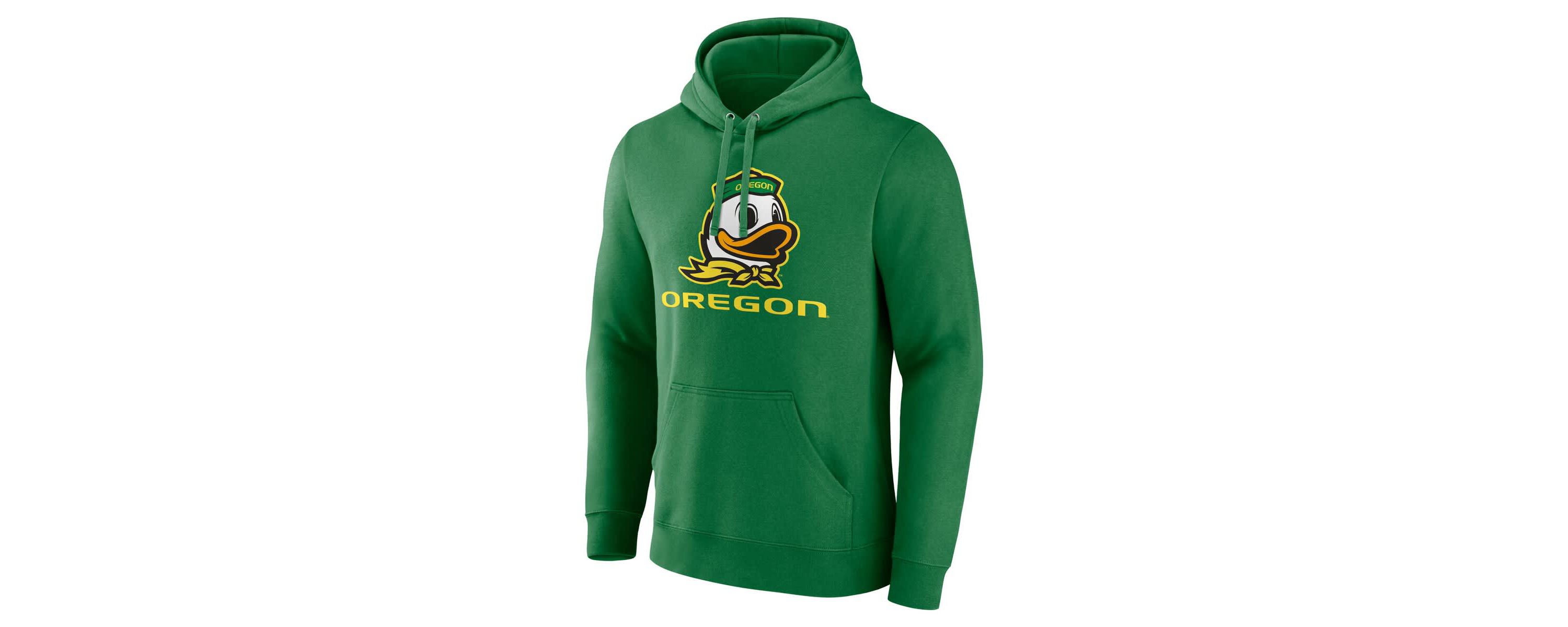 NCAA Fanatics Oregon Ducks Team Lockup Pullover Hoodie