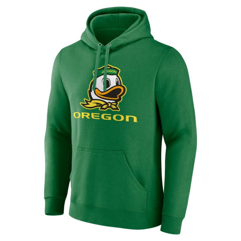 NCAA Fanatics Oregon Ducks Team Lockup Pullover Hoodie