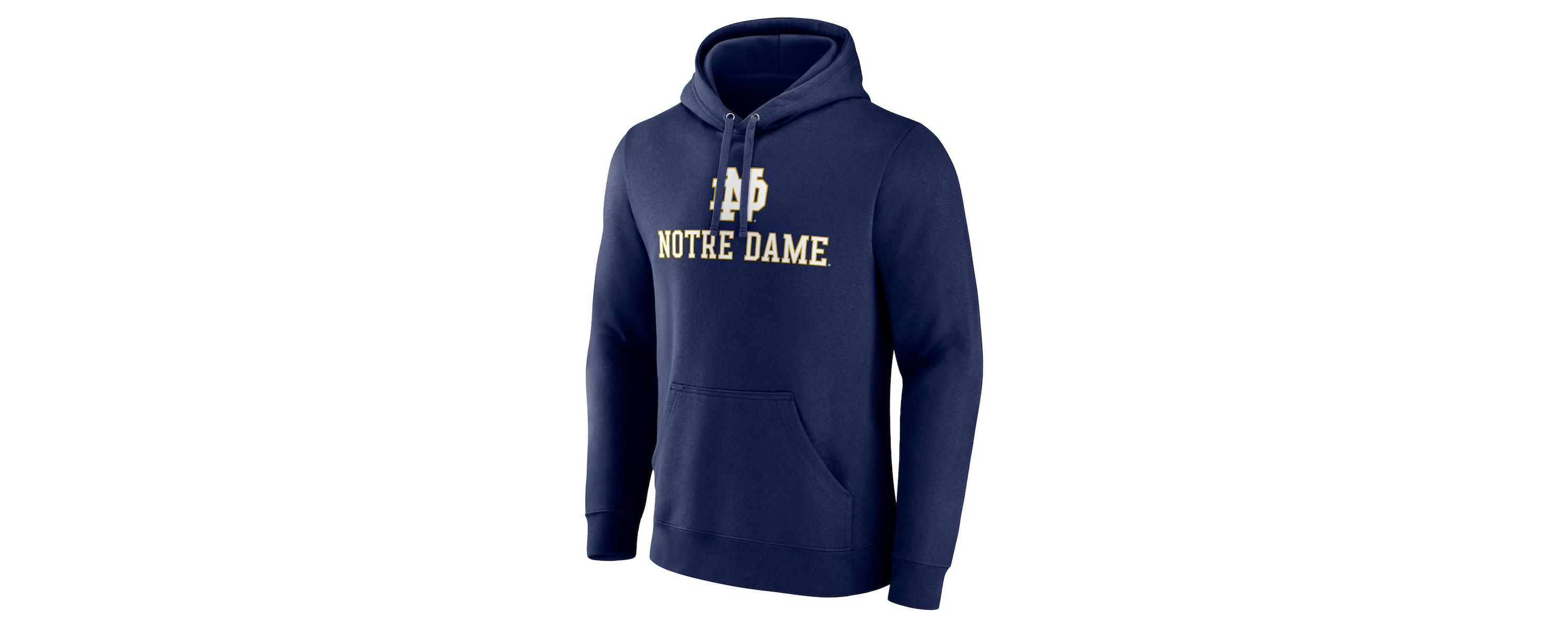 NCAA Fanatics Notre Dame Fighting Irish Team Lockup Pullover Hoodie