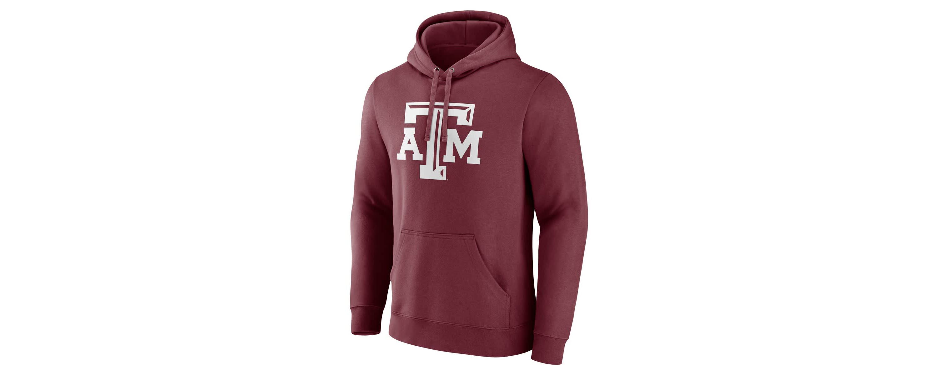 NCAA Fanatics Texas A&M Aggies Applique Fleece Pullover Hoodie