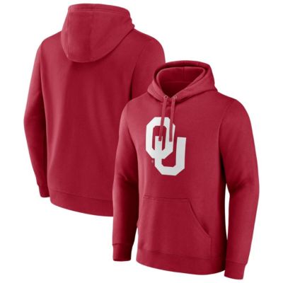 Men's NCAA Fanatics Oklahoma Sooners Applique Fleece Pullover Hoodie
