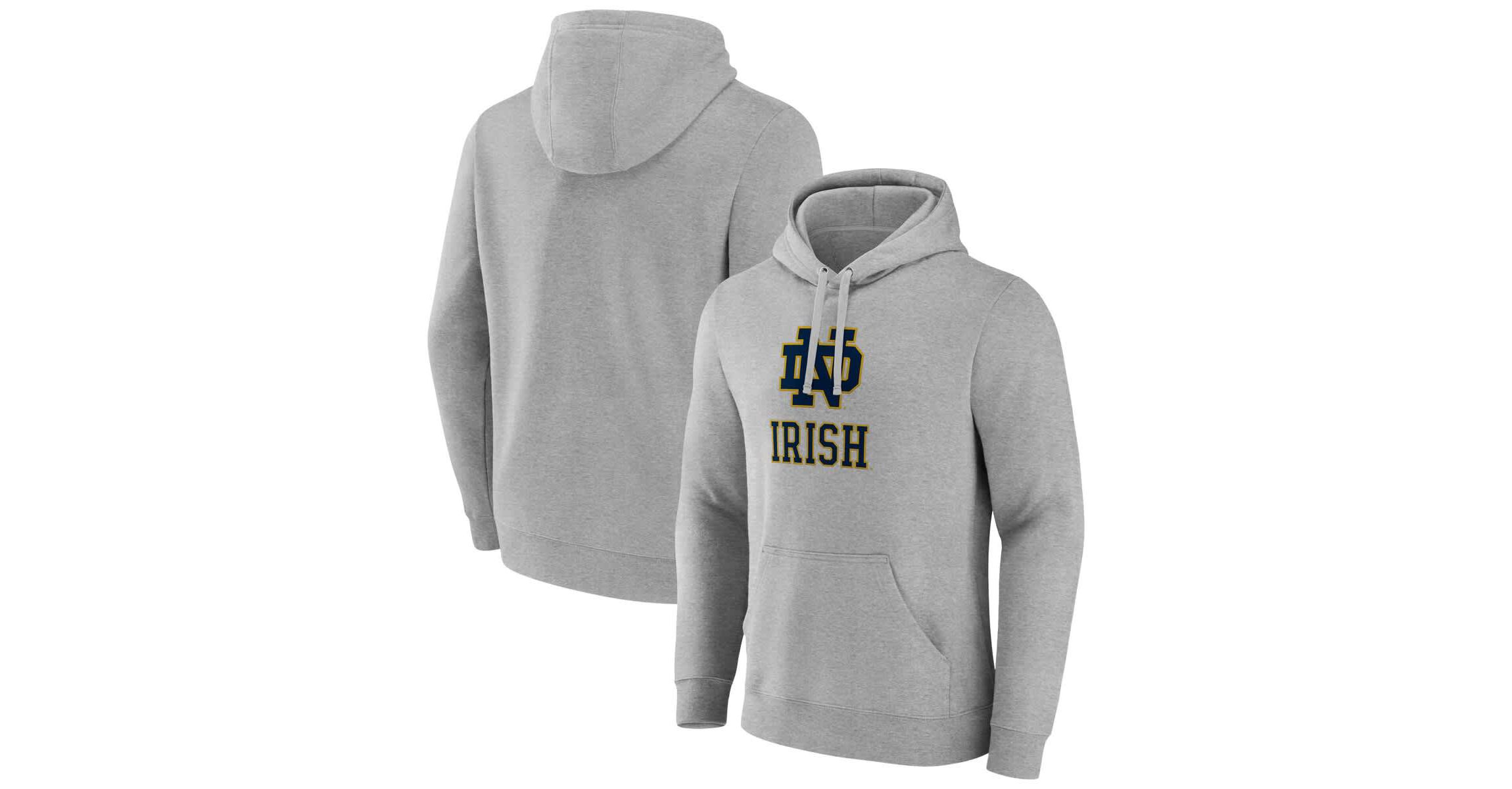 NCAA Fanatics Notre Dame Fighting Irish Applique Fleece Pullover Hoodie