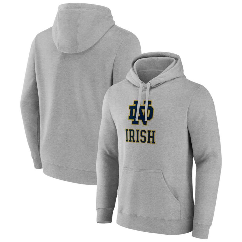 NCAA Fanatics Notre Dame Fighting Irish Applique Fleece Pullover Hoodie