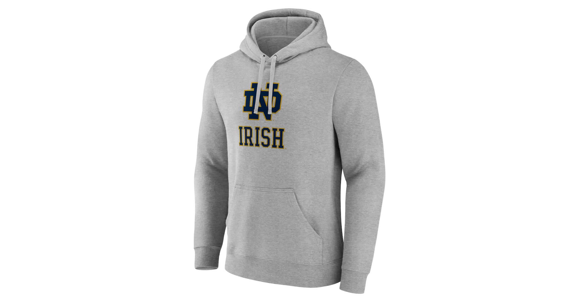 NCAA Fanatics Notre Dame Fighting Irish Applique Fleece Pullover Hoodie