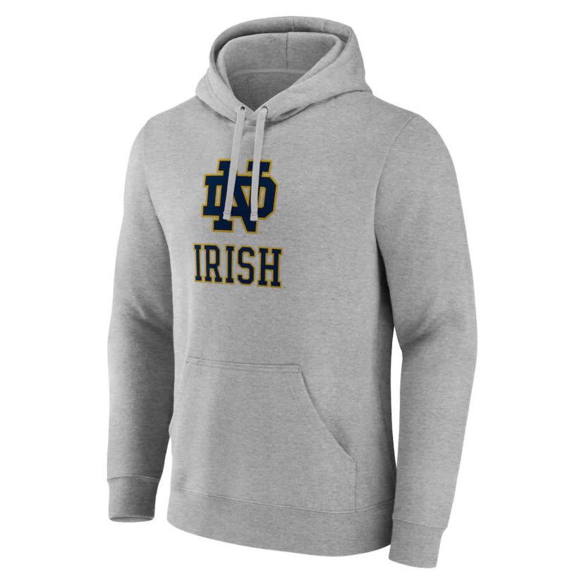 NCAA Fanatics Notre Dame Fighting Irish Applique Fleece Pullover Hoodie