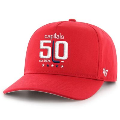 '47 Men's NHL Washington Capitals 50th Anniversary Hitch Adjustable Hat, Red