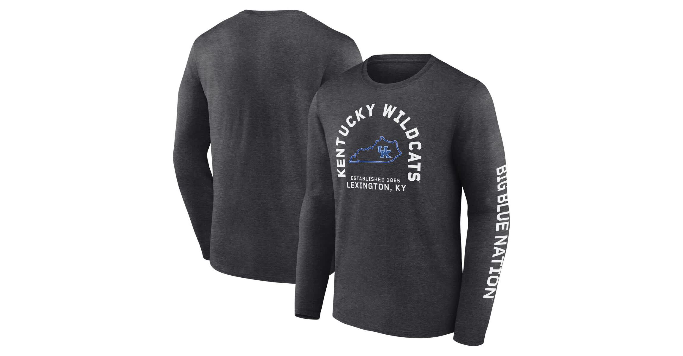 NCAA Fanatics Kentucky Wildcats Fundamentals Cotton Winning Team Long Sleeve T-Shirt