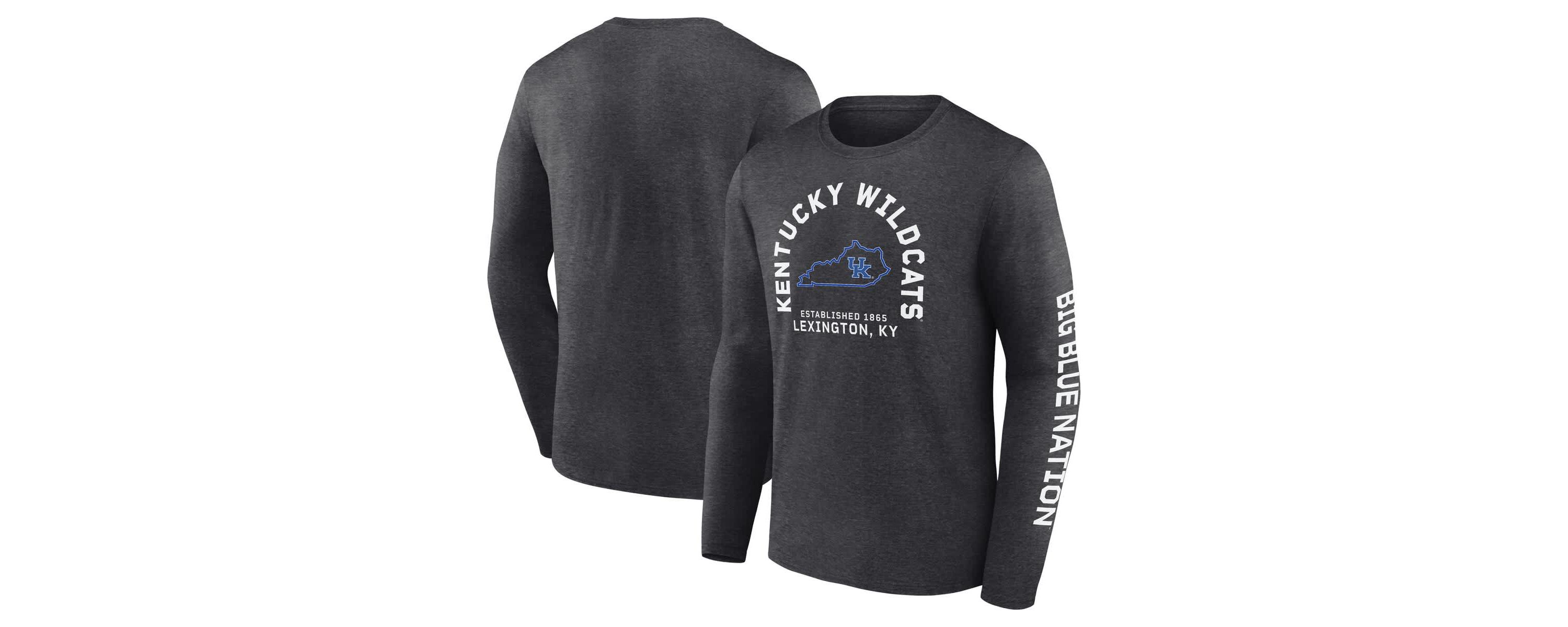 NCAA Fanatics Kentucky Wildcats Fundamentals Cotton Winning Team Long Sleeve T-Shirt