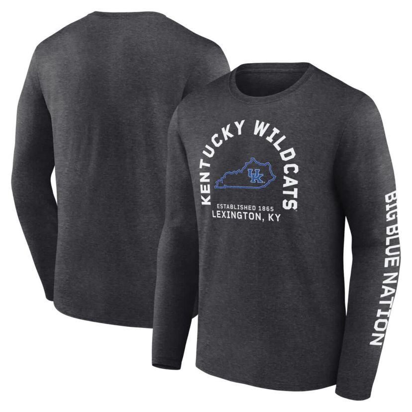 NCAA Fanatics Kentucky Wildcats Fundamentals Cotton Winning Team Long Sleeve T-Shirt