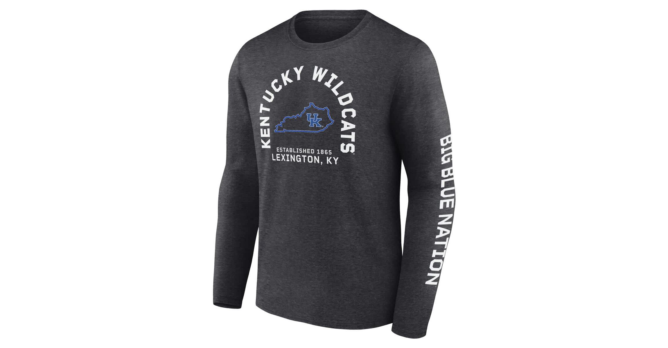 NCAA Fanatics Kentucky Wildcats Fundamentals Cotton Winning Team Long Sleeve T-Shirt