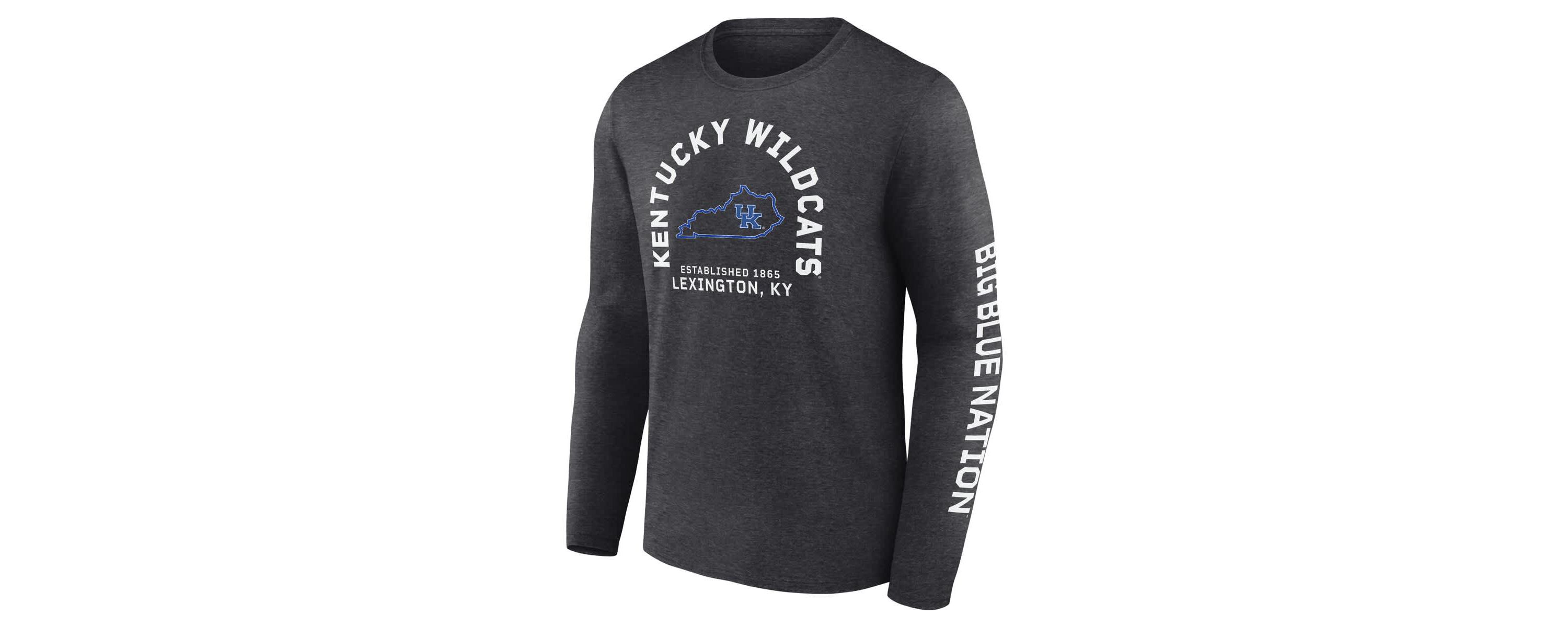 NCAA Fanatics Kentucky Wildcats Fundamentals Cotton Winning Team Long Sleeve T-Shirt