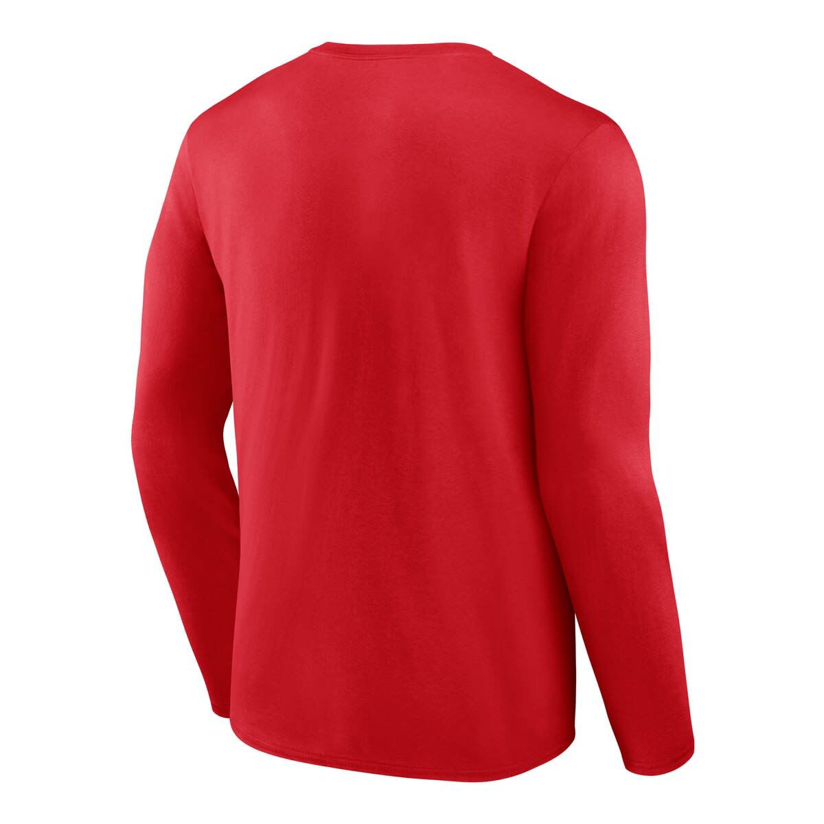 NCAA Fanatics Wisconsin Badgers Fundamentals Cotton Winning Team Long Sleeve T-Shirt