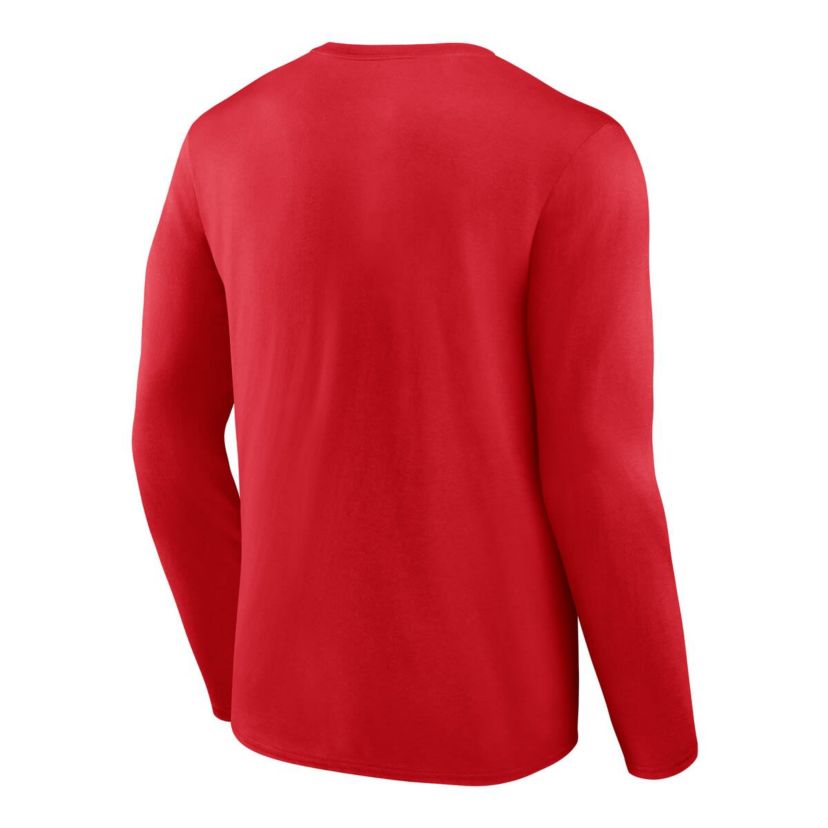 NCAA Fanatics Wisconsin Badgers Fundamentals Cotton Winning Team Long Sleeve T-Shirt