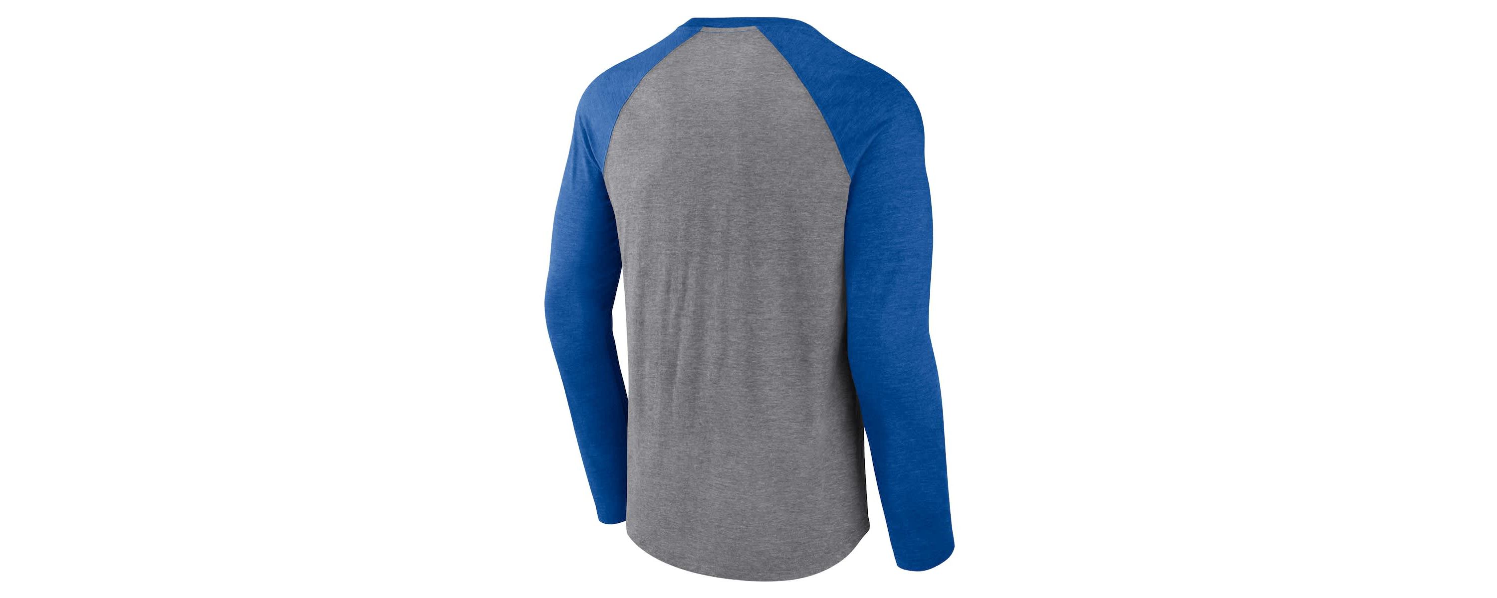 NCAA Fanatics Kentucky Wildcats Banner Year Tri-Blend Raglan Long Sleeve T-Shirt