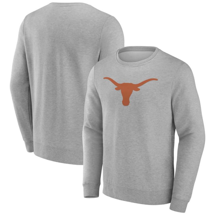 NCAA Fanatics Texas Longhorns Applique Fleece Pullover Sweatshirt
