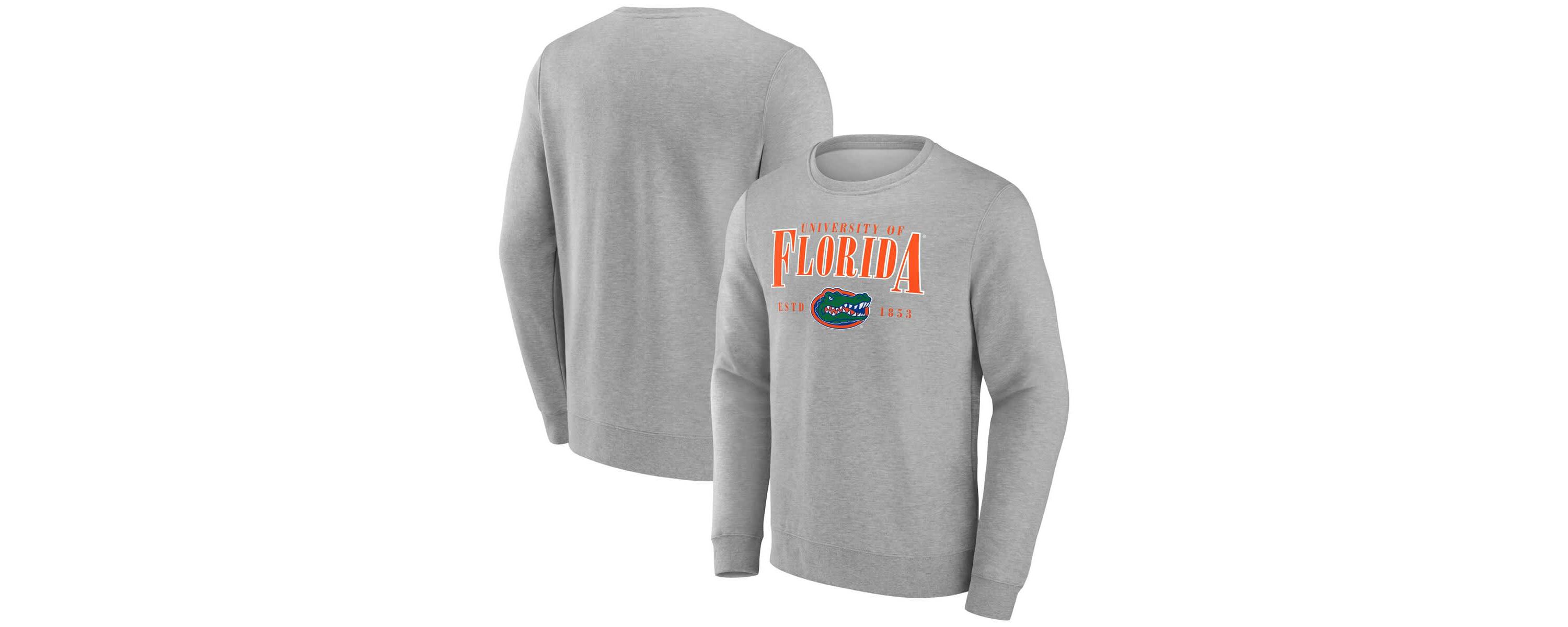 NCAA Fanatics Florida Gators True Classics Act Fast Fleece Pullover Sweatshirt