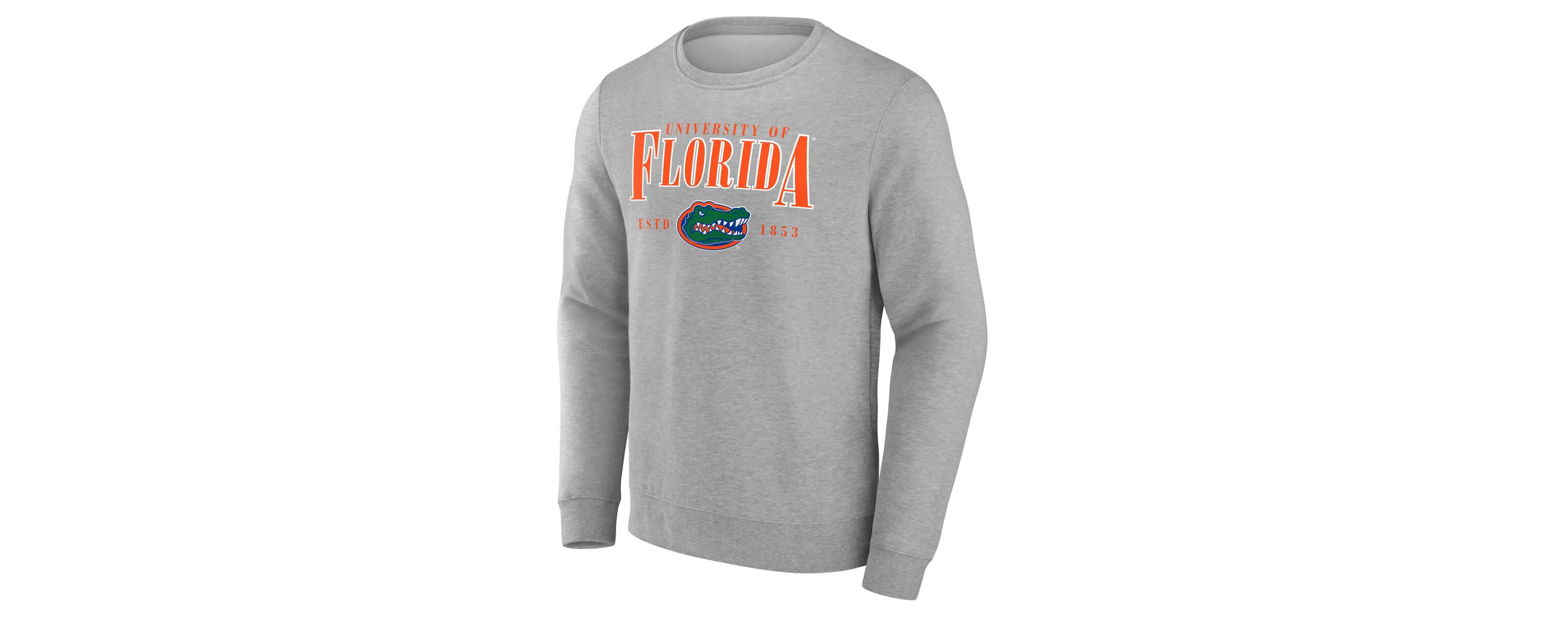 NCAA Fanatics Florida Gators True Classics Act Fast Fleece Pullover Sweatshirt