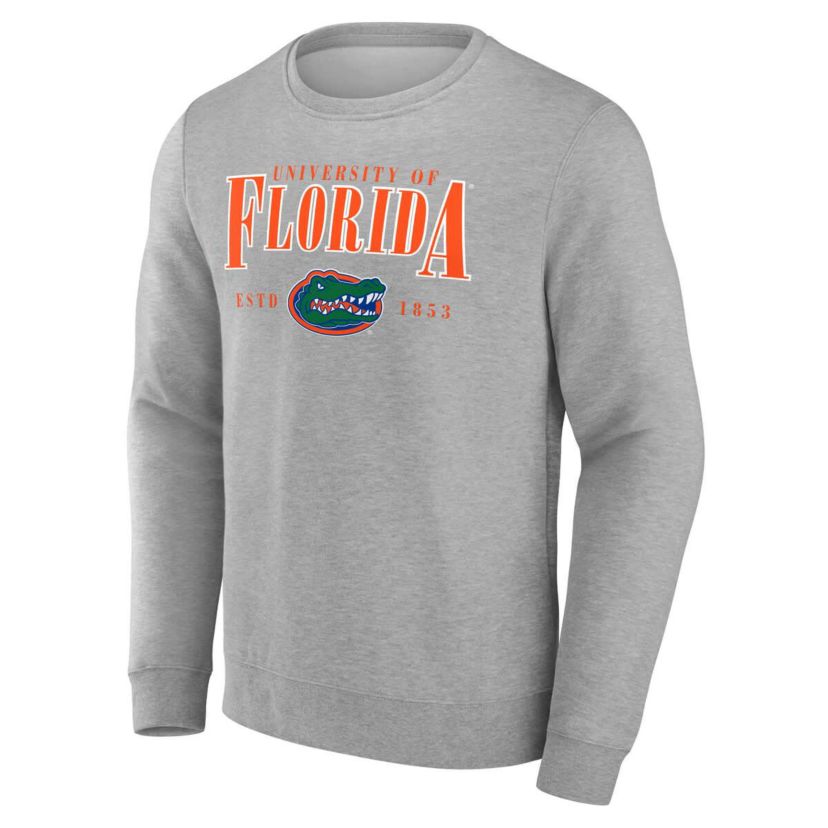 NCAA Fanatics Florida Gators True Classics Act Fast Fleece Pullover Sweatshirt