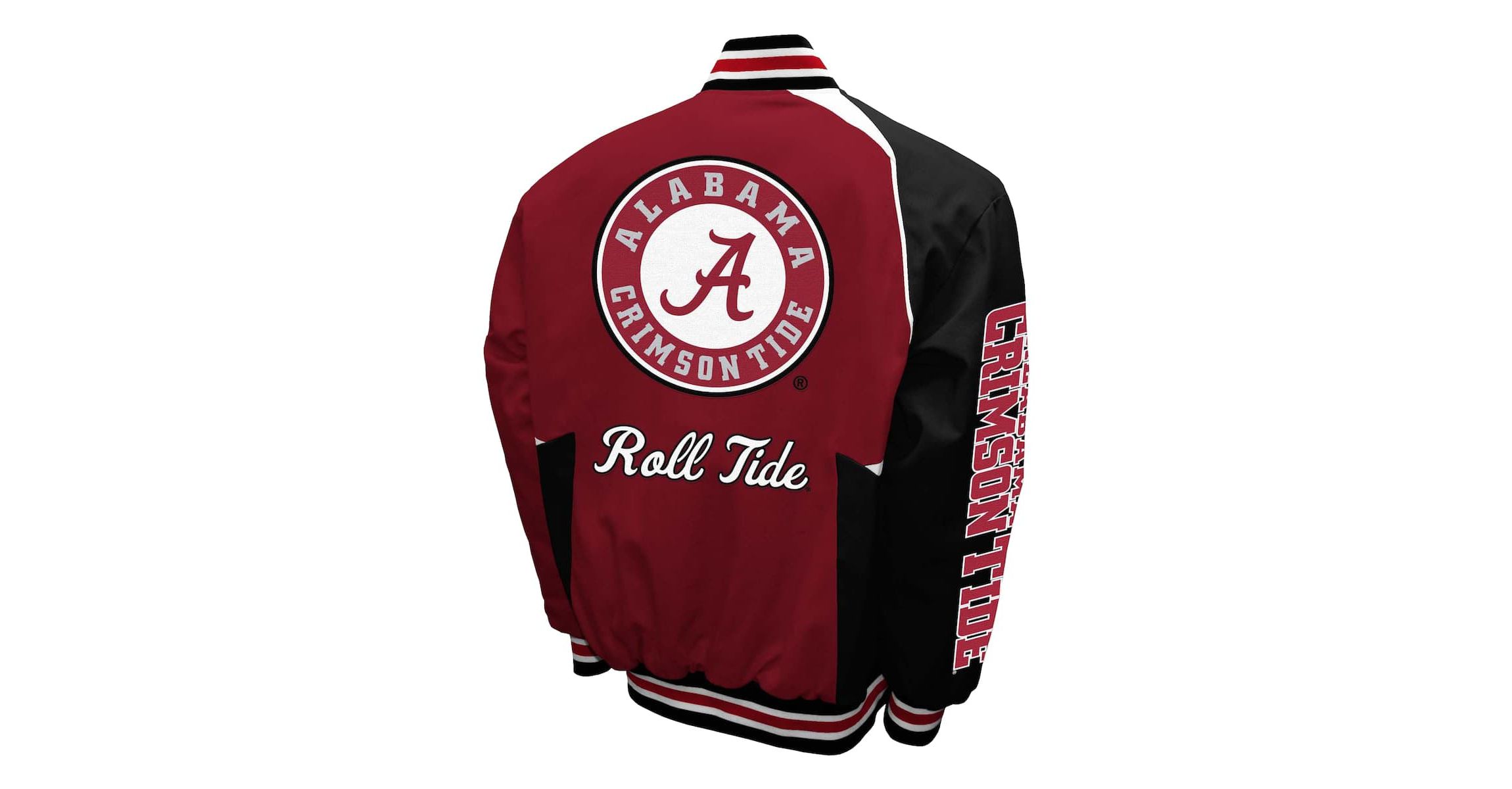 Alabama Crimson Tide NCAA Franchise Club Alabama Tide Spirit Cotton Twill Full-Snap Jacket