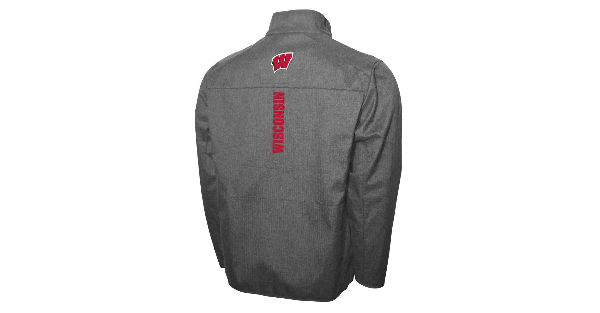 NCAA Franchise Club Wisconsin Badgers XT2 Softshell Full-Zip Jacket