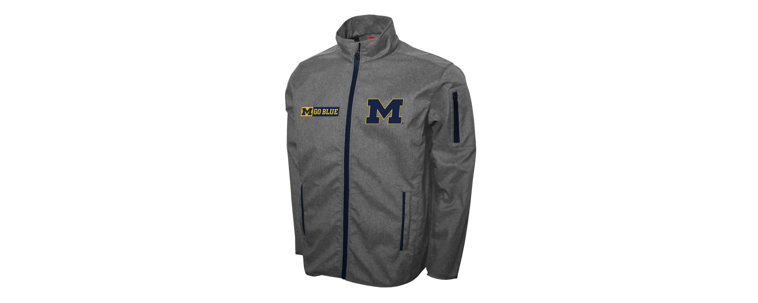 NCAA Franchise Club Michigan Wolverines XT2 Softshell Full-Zip Jacket