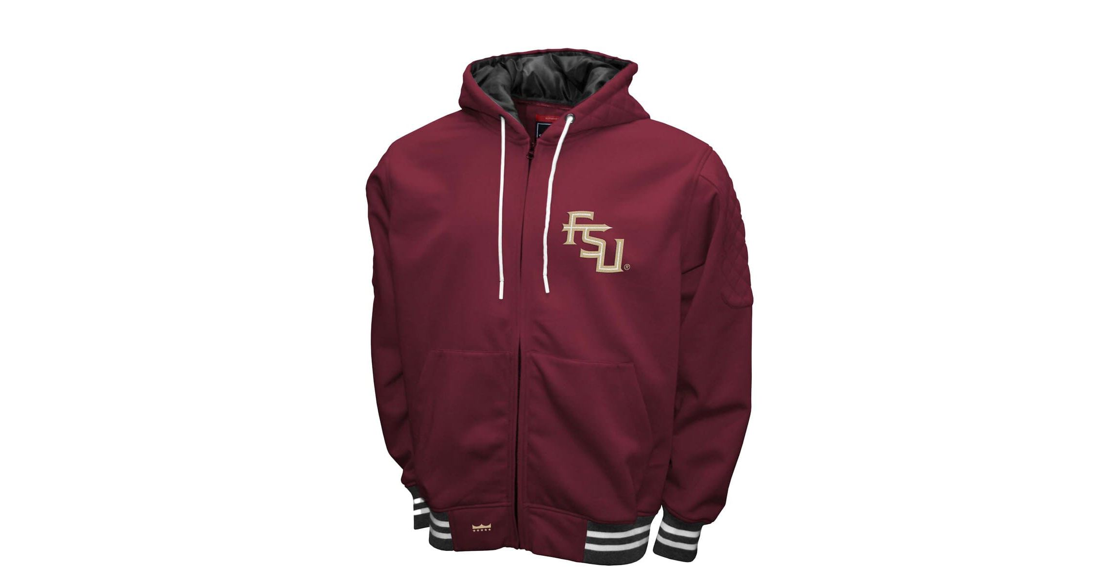 NCAA Franchise Club Florida State Seminoles Grind Full-Zip Hoodie Jacket