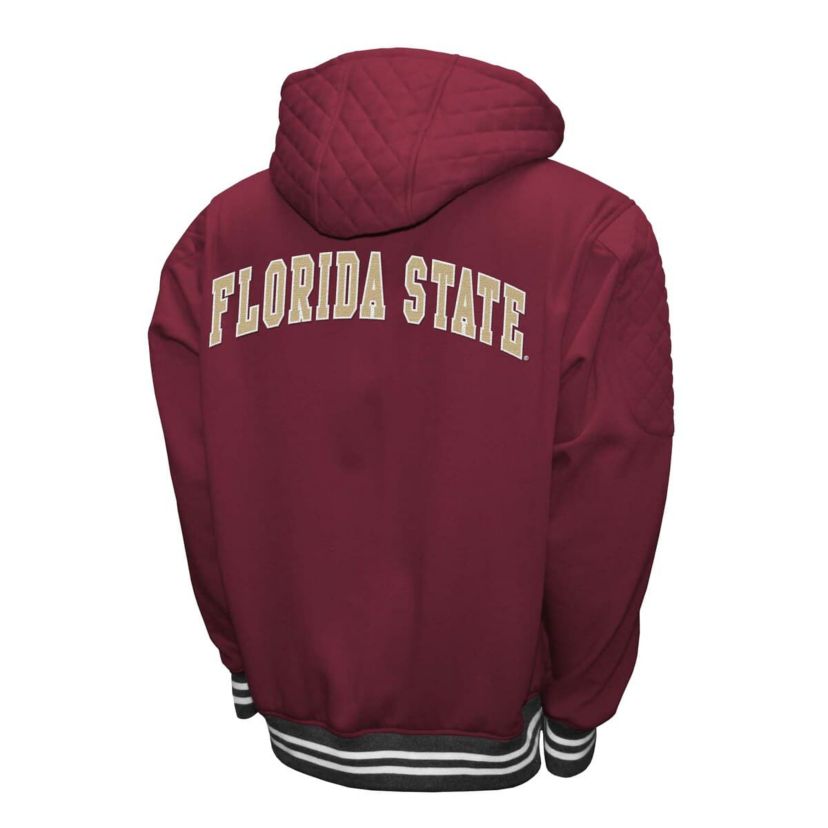 NCAA Franchise Club Florida State Seminoles Grind Full-Zip Hoodie Jacket