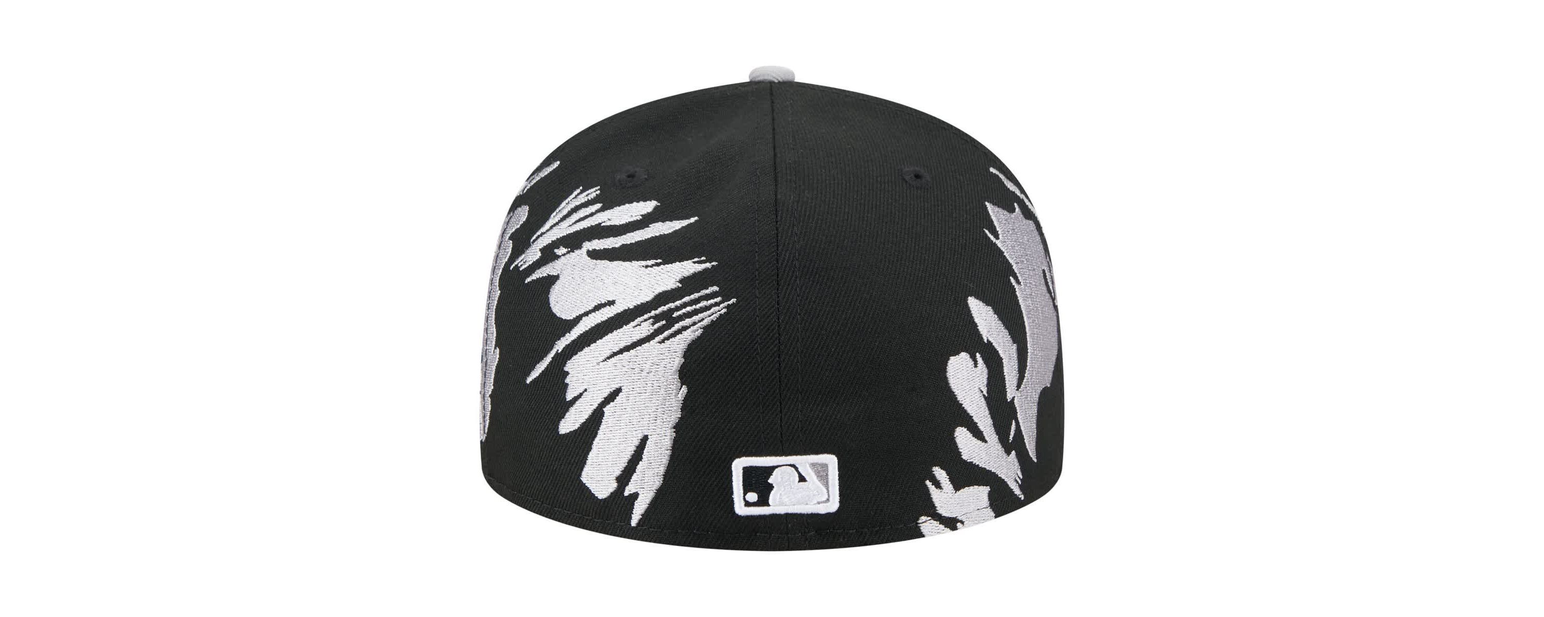 Chicago White Sox MLB Black/Gray Chicago Sox Retro Pattern 59FIFTY Fitted Hat