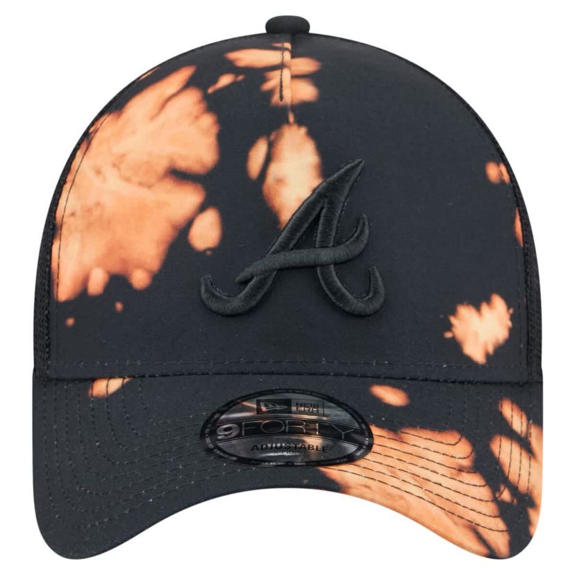 MLB Atlanta Braves Bleached A-Frame 9FORTY Adjustable Hat