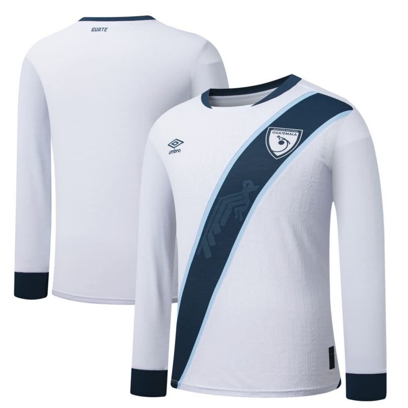 Soccer National Teams Guatemala National Team 2025 Home Replica Long Sleeve Jersey
