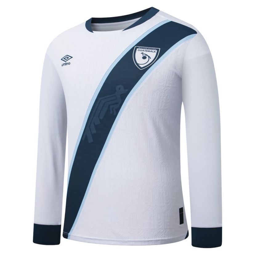 Soccer National Teams Guatemala National Team 2025 Home Replica Long Sleeve Jersey
