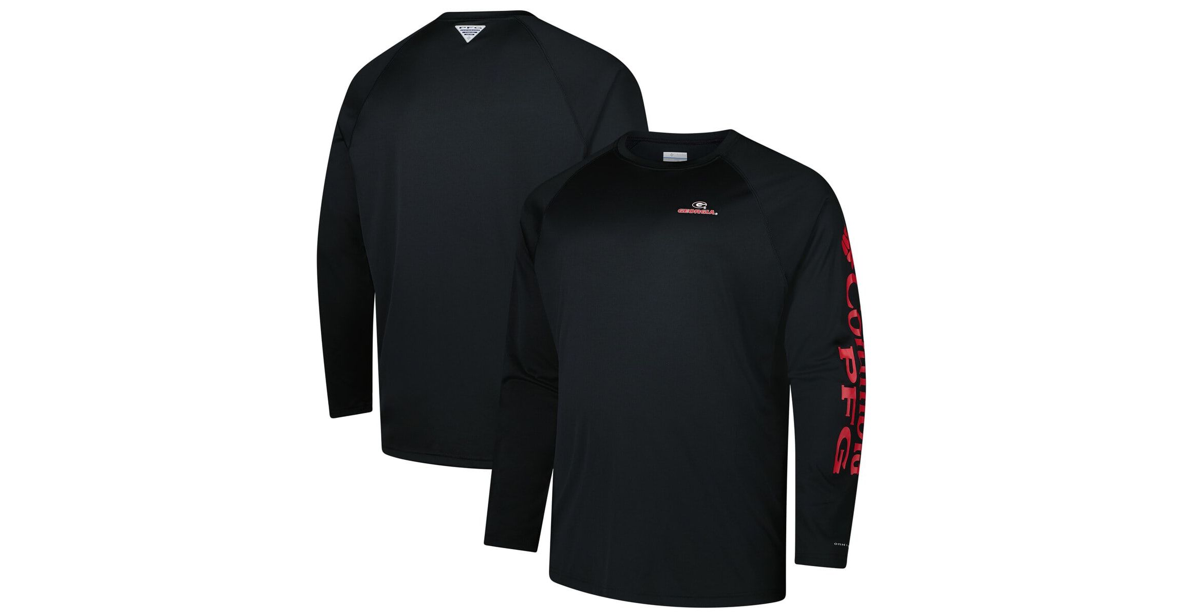 NCAA Georgia Bulldogs Big & Tall Terminal Tackle Omni-Shade Long Sleeve T-Shirt