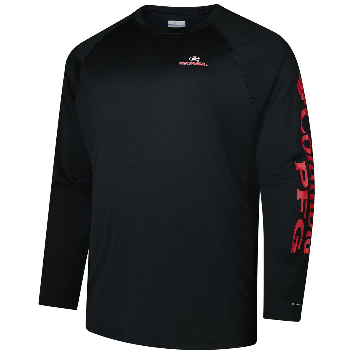 NCAA Georgia Bulldogs Big & Tall Terminal Tackle Omni-Shade Long Sleeve T-Shirt