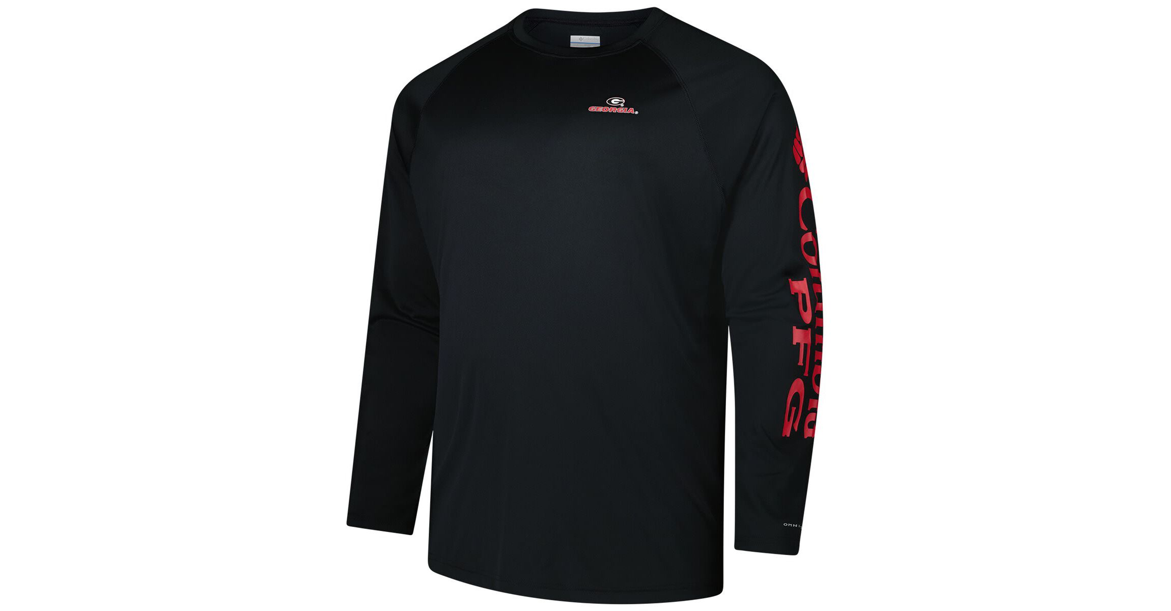 NCAA Georgia Bulldogs Big & Tall Terminal Tackle Omni-Shade Long Sleeve T-Shirt