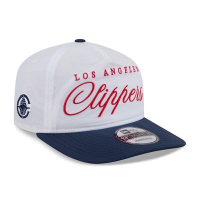 New Era Men's Los Angeles Clippers NBA White/Navy LA Clippers 2025 NBA Draft On-Stage Nylon 19TWENTY Adjustable Hat, White