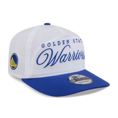 New Era Mens NBA WhiteRoyal Golden State Warriors 2025 NBA Draft OnStage Nylon 19TWENTY Adjustable Hat