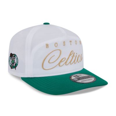 New Era Mens NBA WhiteKelly Boston Celtics 2025 NBA Draft OnStage Nylon 19TWENTY Adjustable Hat